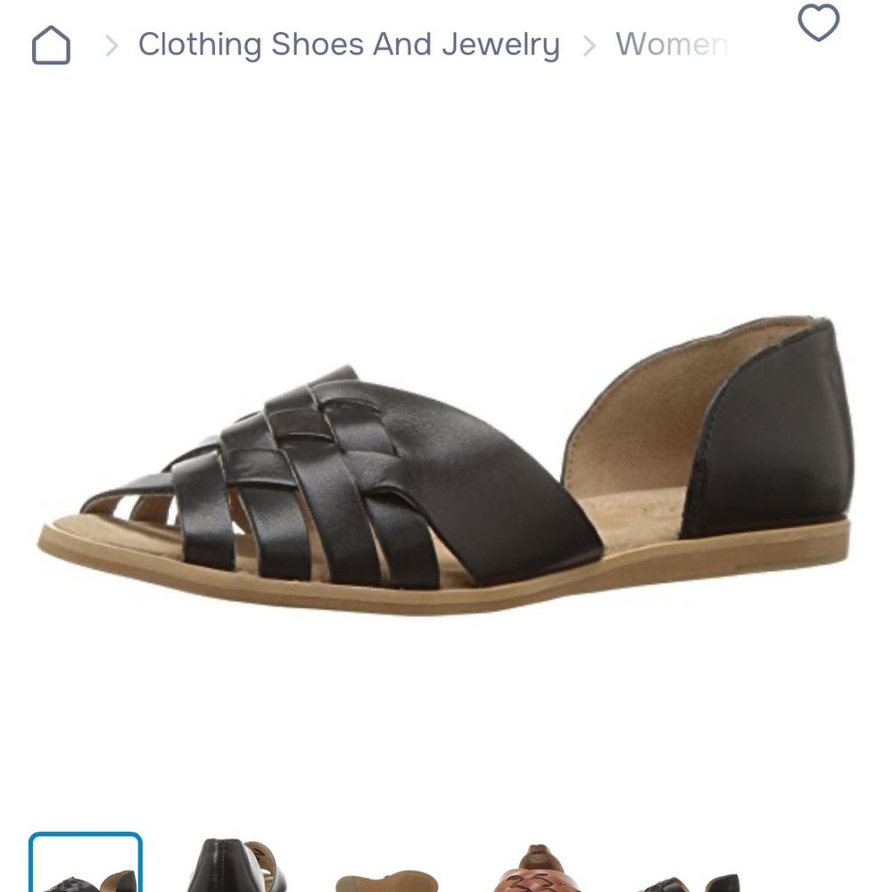Seychelles weekenders size 8 - women’s Black Woven Flats